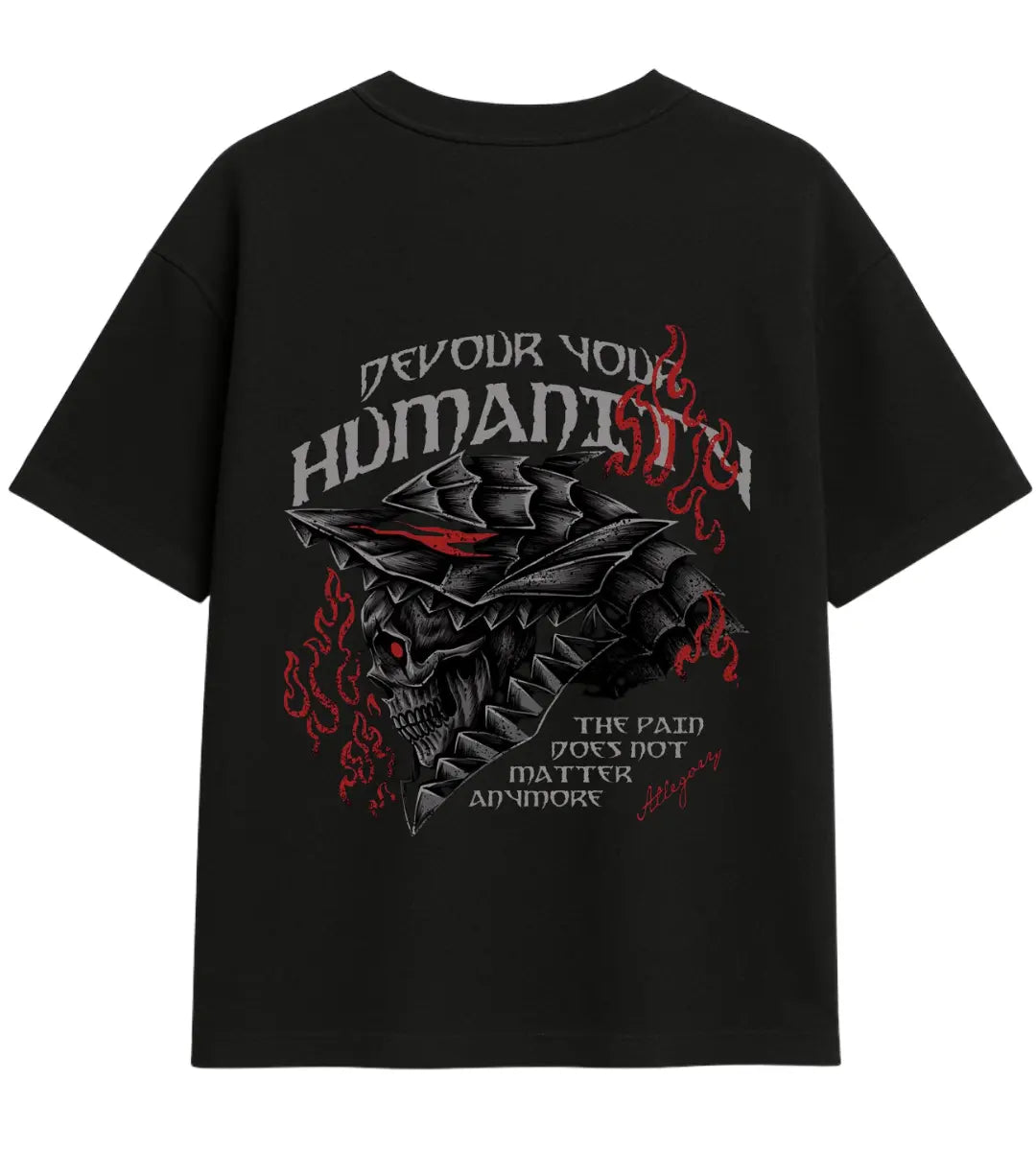 Dragon of Despair Oversize T-Shirt Lorinfo