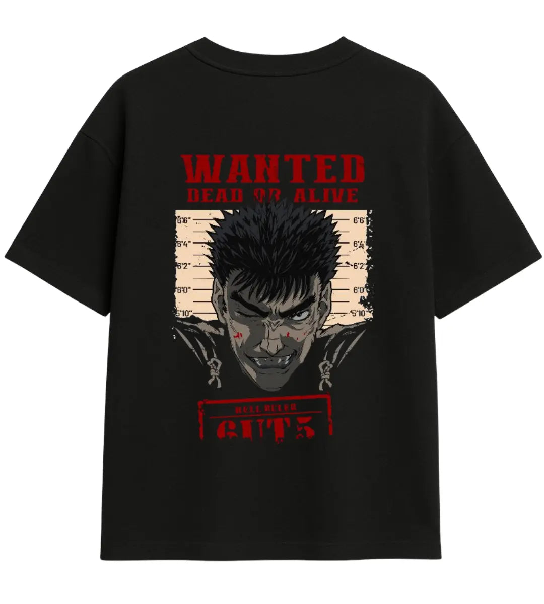 Hellbringer Wanted Oversize T-Shirt Lorinfo
