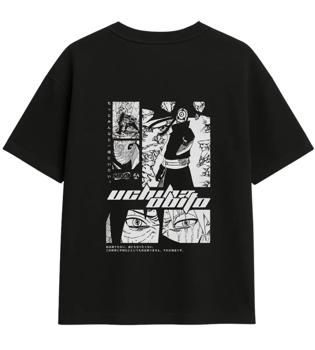 Uchiha Obito Manga Oversize T-Shirt Lorinfo