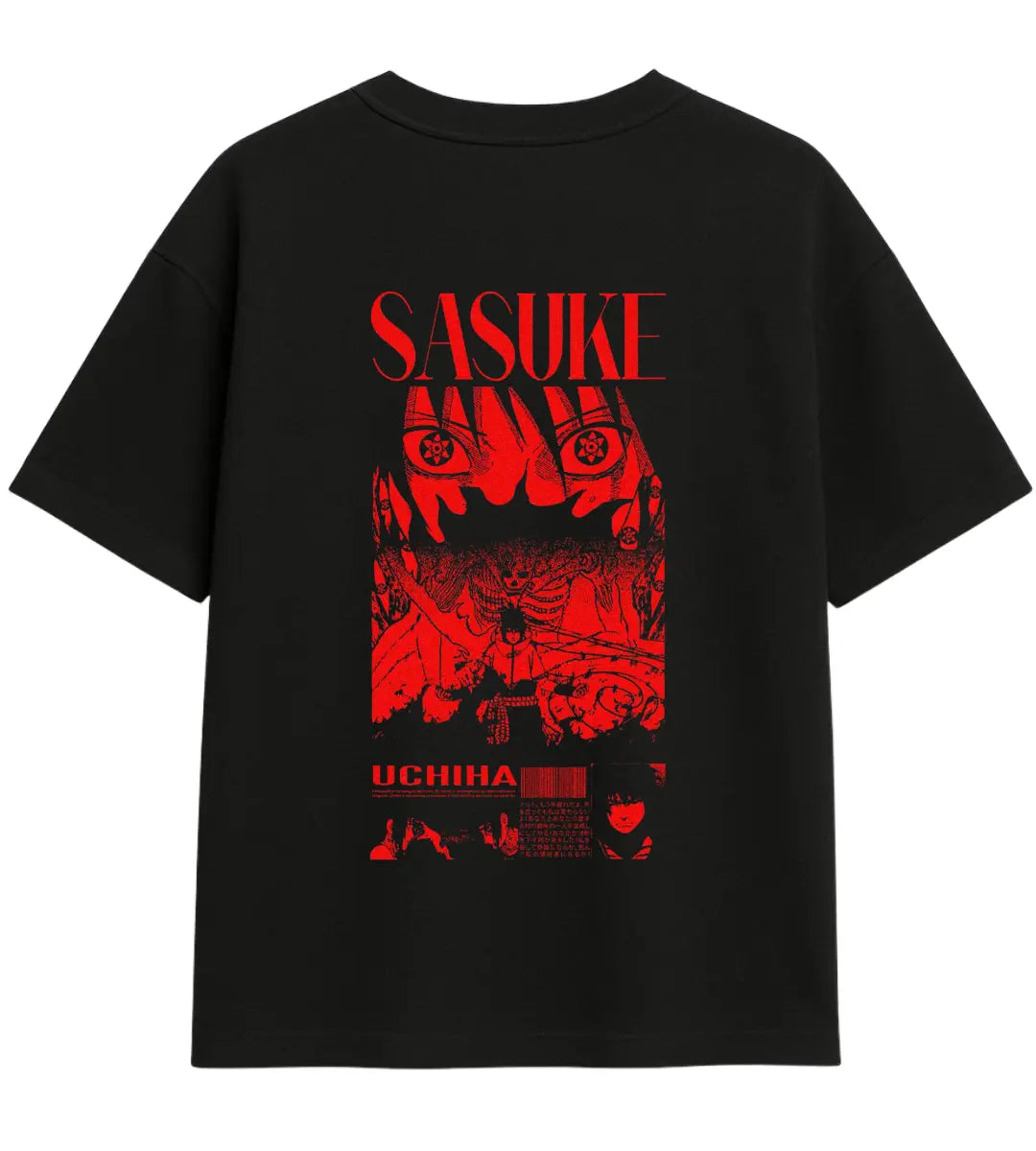 Sasuke Uchiha Oversize T-Shirt Lorinfo
