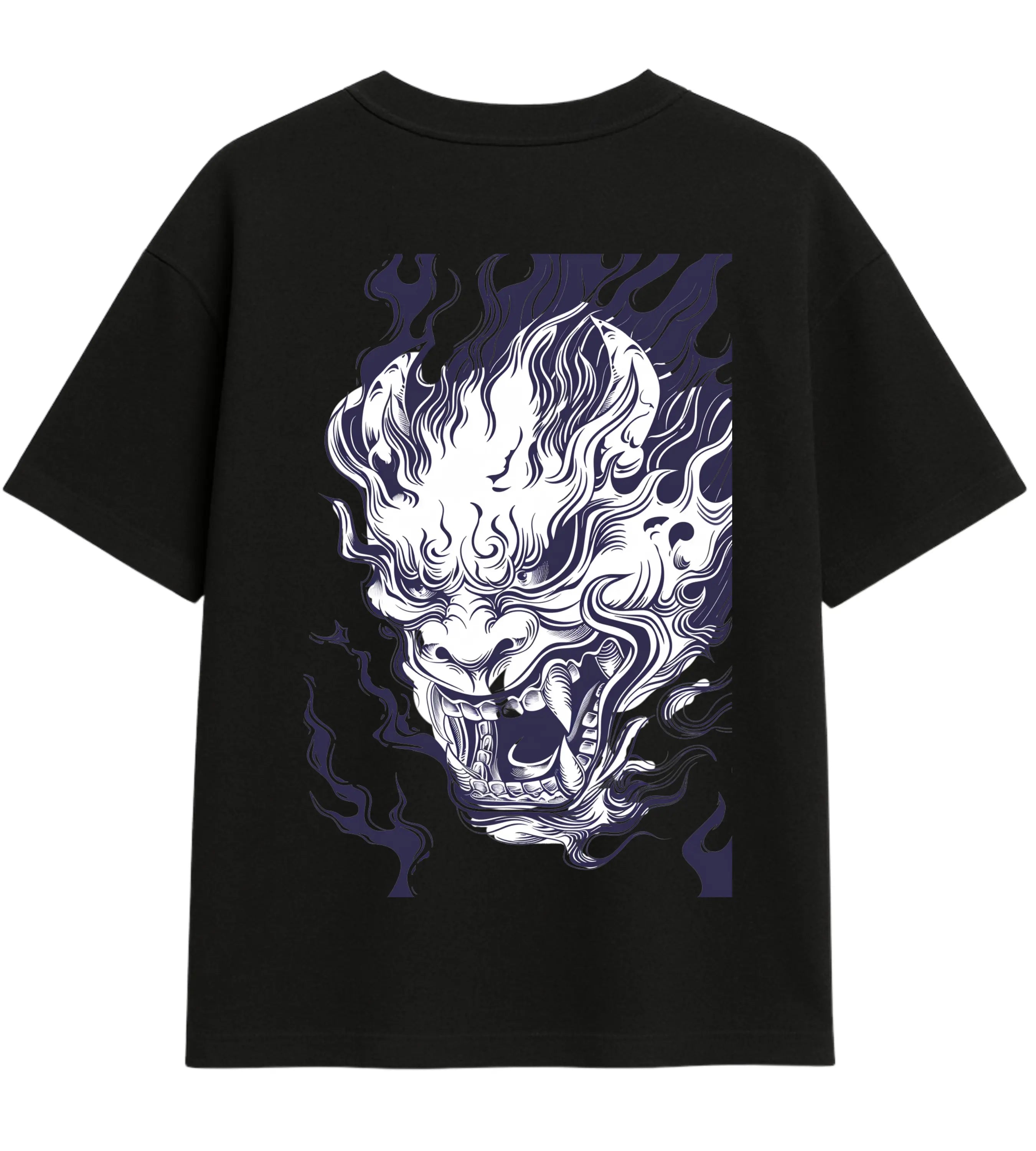 Phantom Flame Oversize T-Shirt Lorinfo