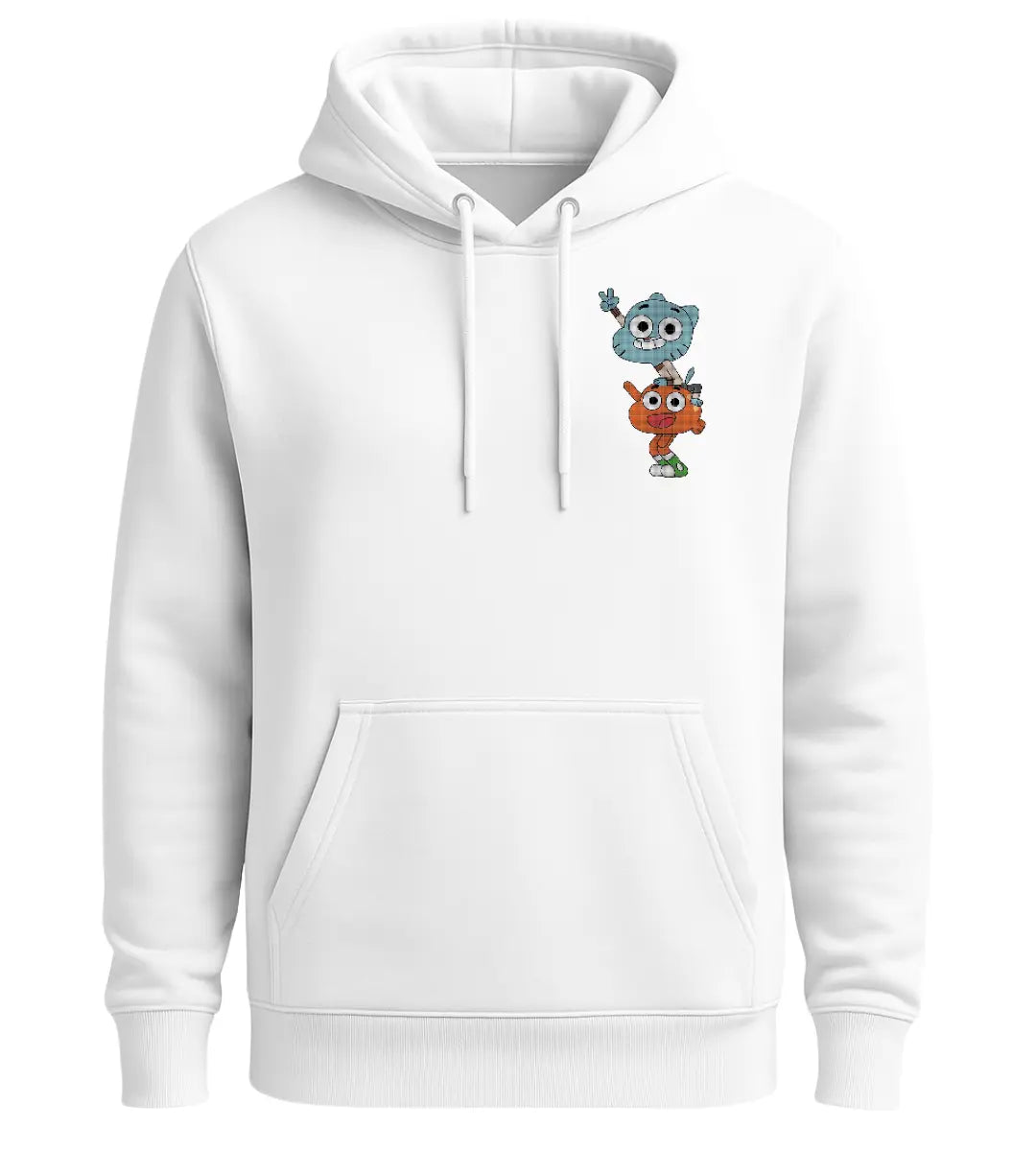 Pixel Gumball & Darwin Hoodie Lorinfo