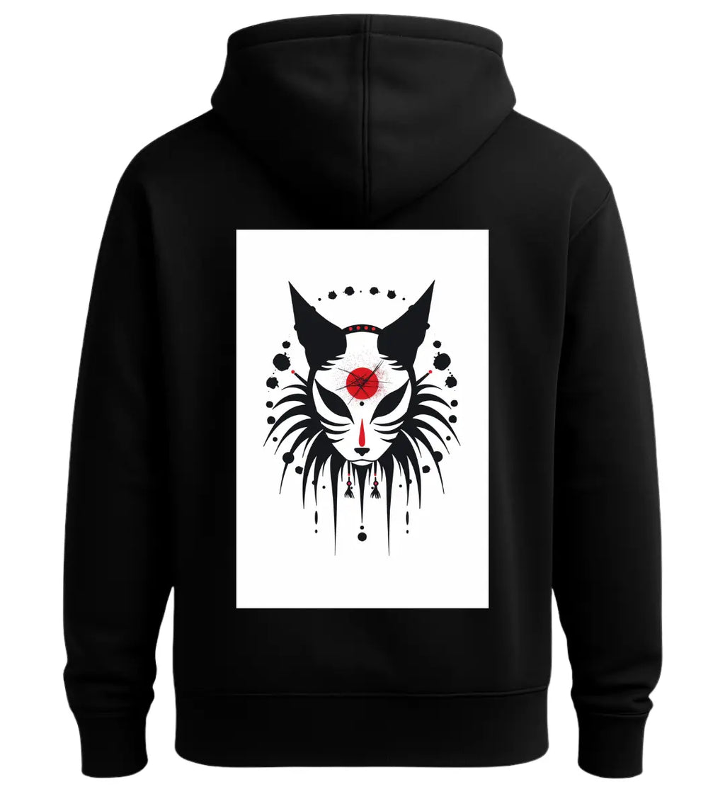 Blood Moon Kitsune Hoodie Lorinfo