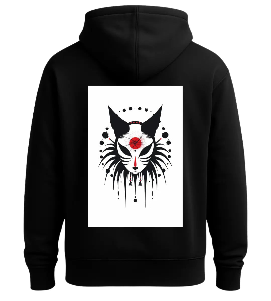 Blood Moon Kitsune Hoodie Lorinfo