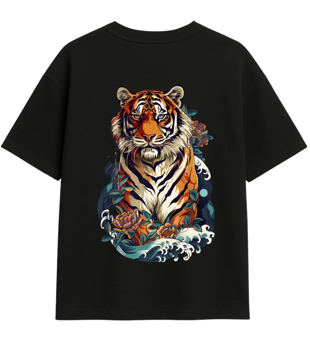 Lotus Tiger Spirit Oversize T-Shirt Lorinfo