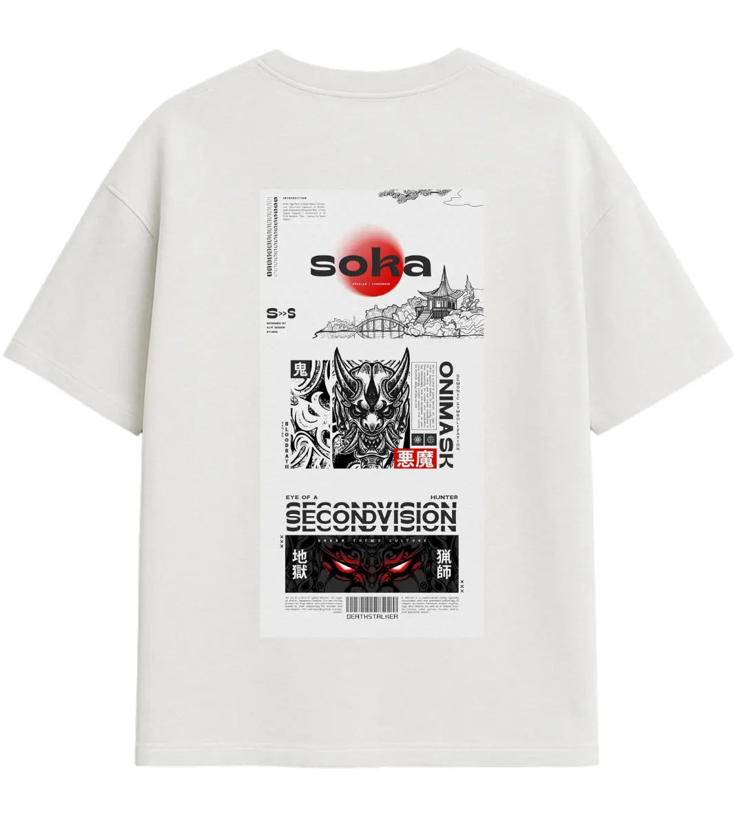 Soka Oni Vision Oversize T-Shirt Lorinfo
