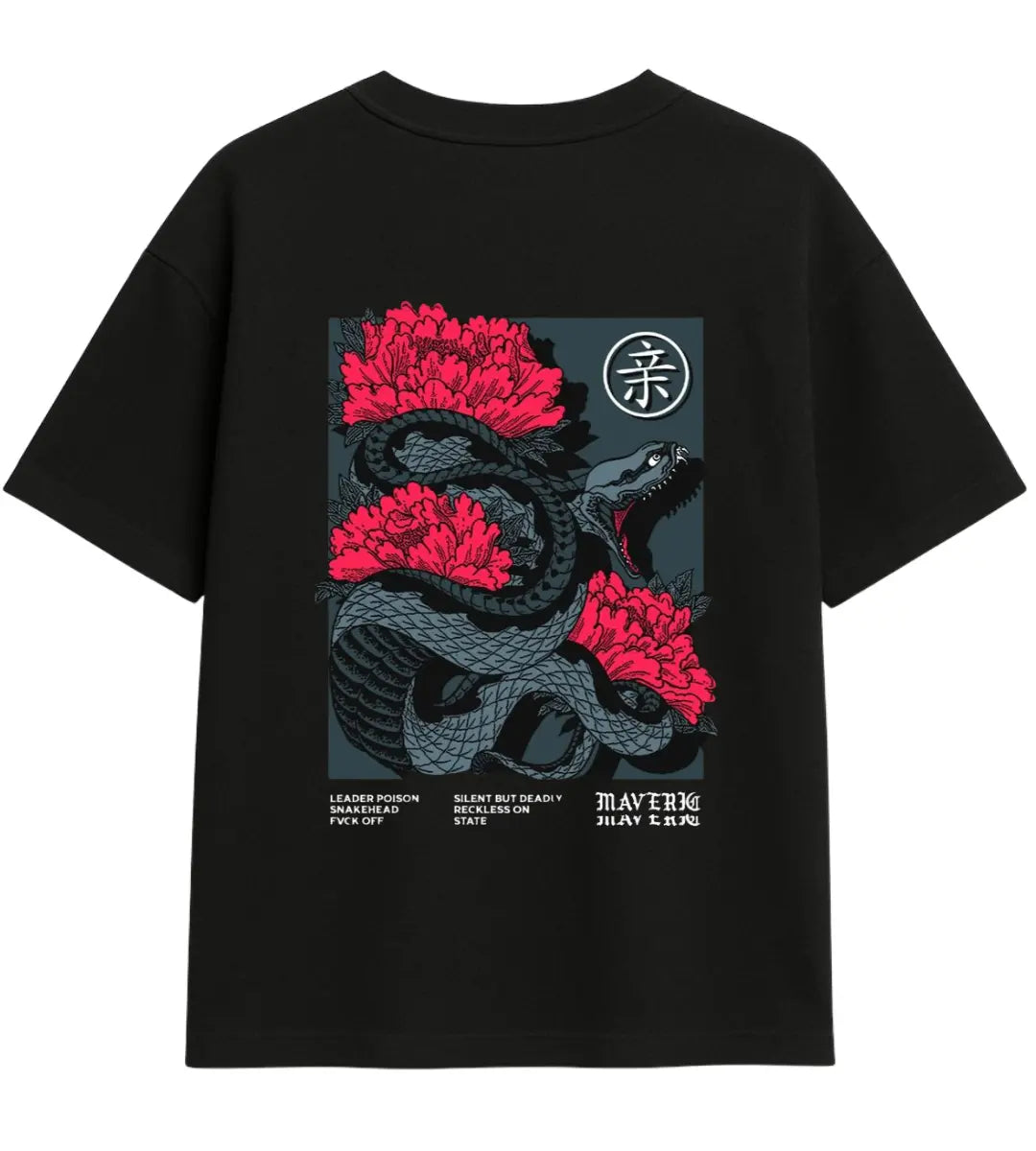 Silent Venom Oversize T-Shirt Lorinfo