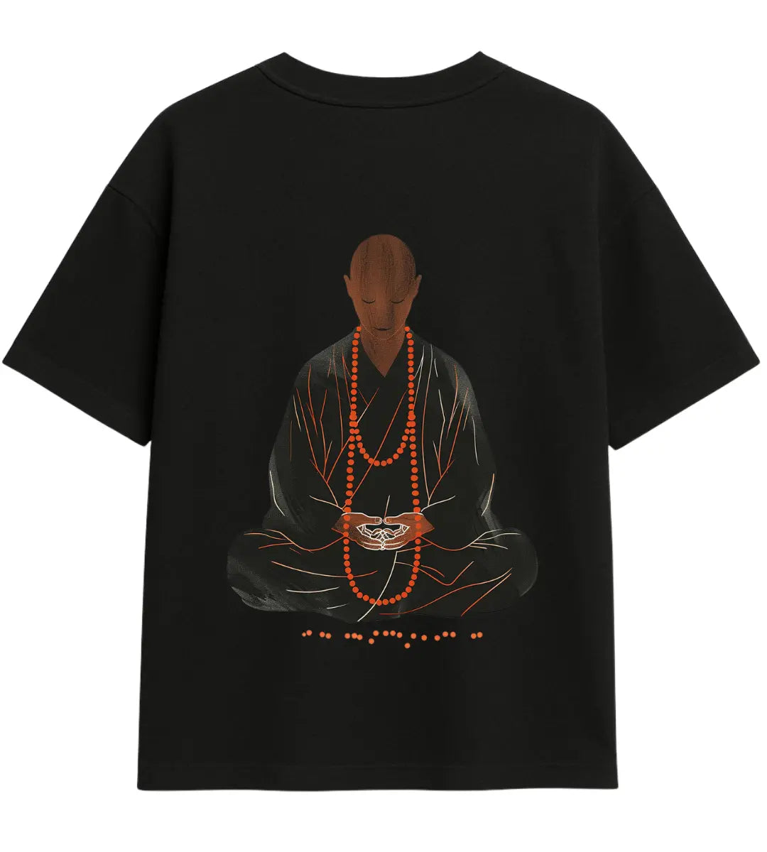 Silent Monk Spirit Oversize T-Shirt Lorinfo