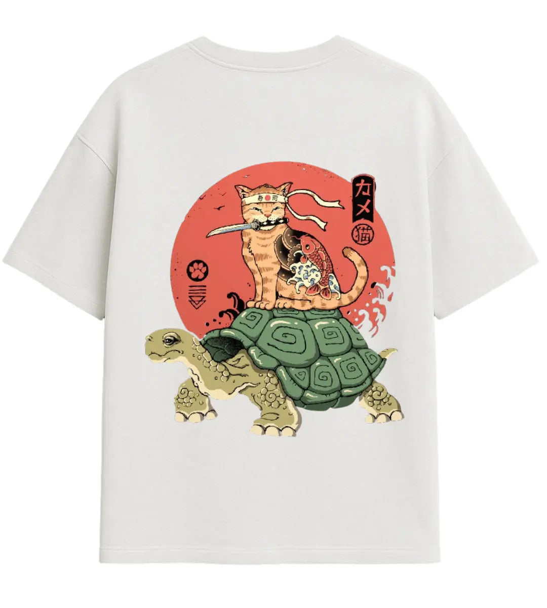 Samurai Spirit Oversize T-Shirt Lorinfo