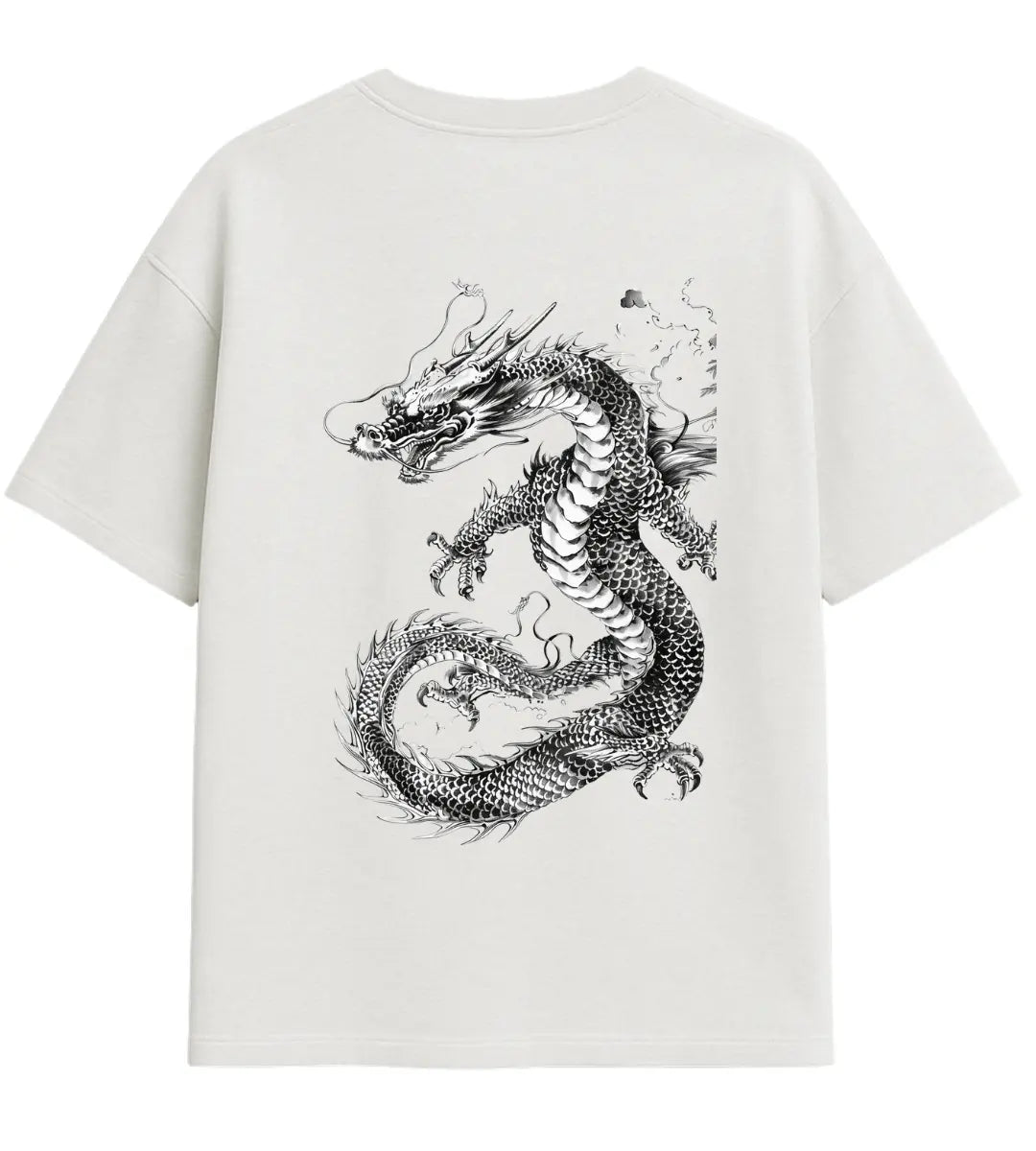 Storm Dragon Oversize T-Shirt Lorinfo