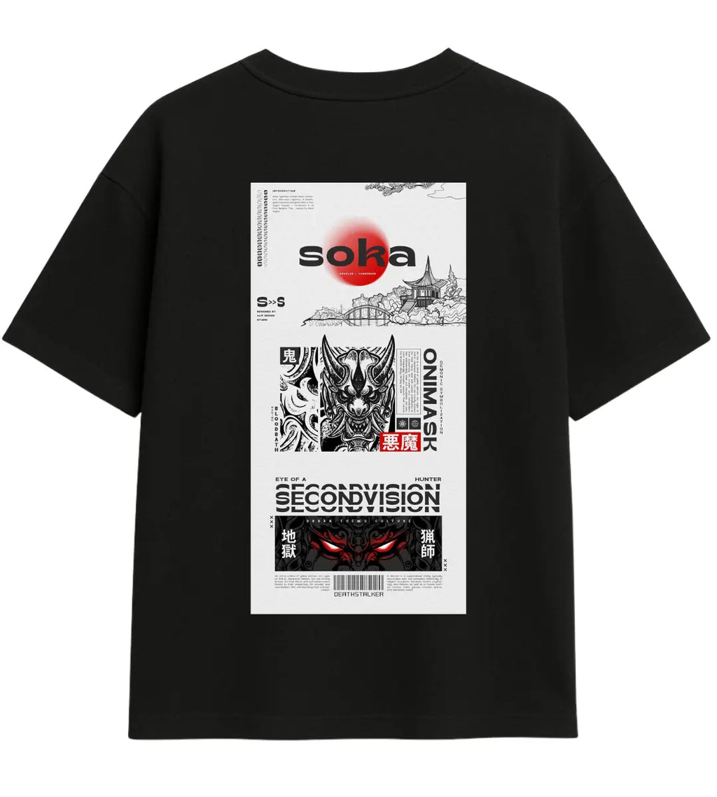 Soka Oni Vision Oversize T-Shirt Lorinfo