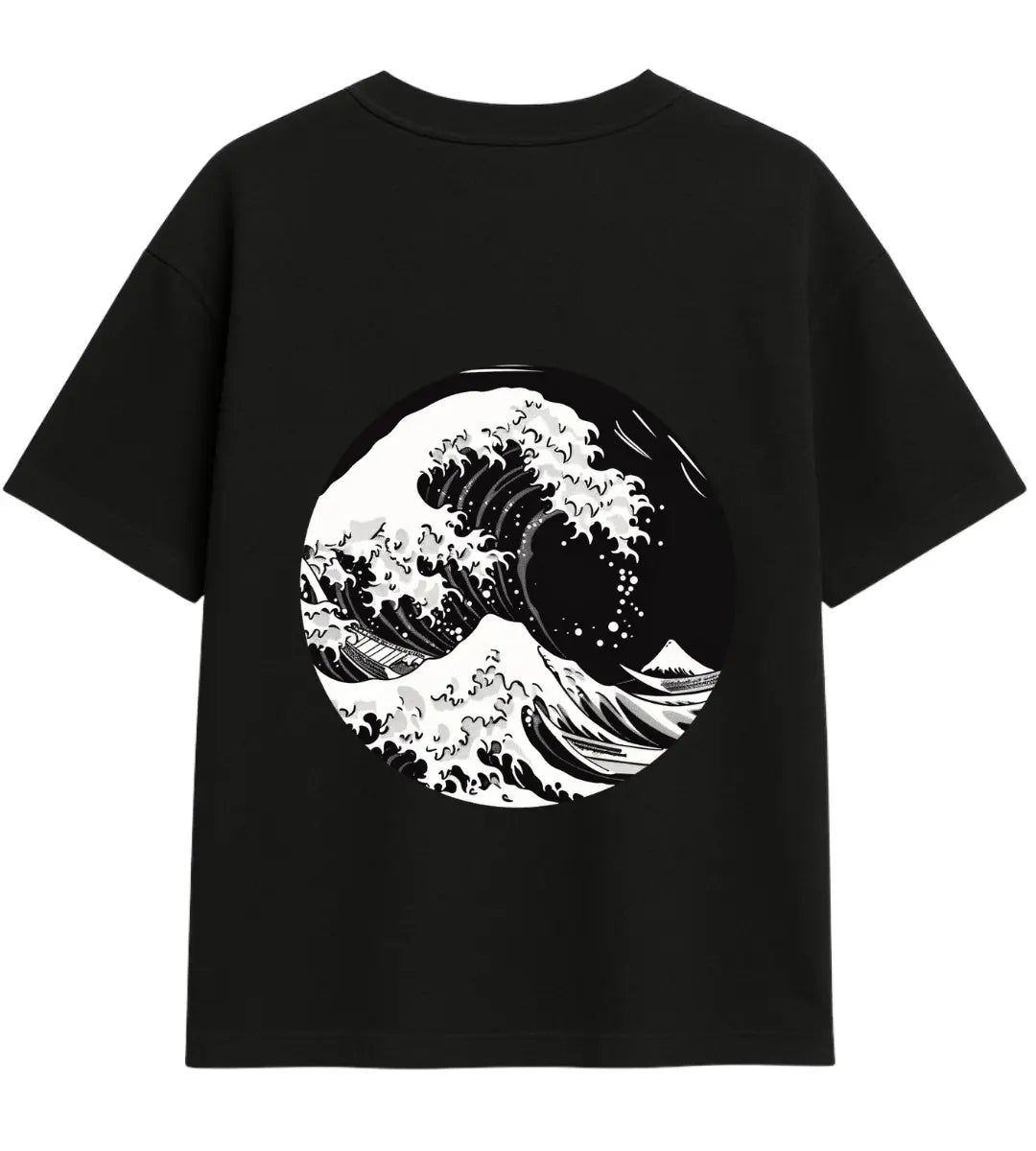 Sonsuz Dalga Oversize T-Shirt Lorinfo