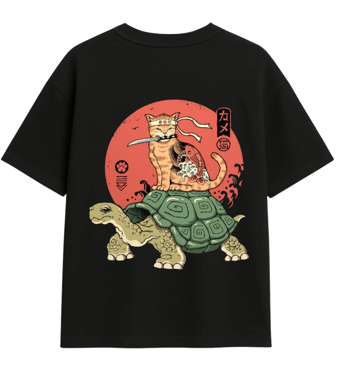 Samurai Spirit Oversize T-Shirt Lorinfo