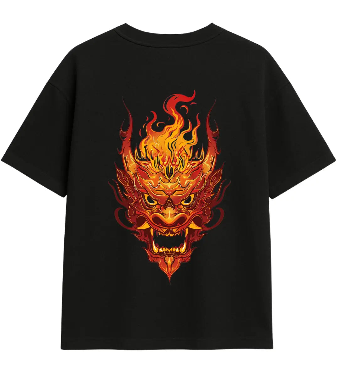 Flame Beast Oversize T-Shirt Lorinfo