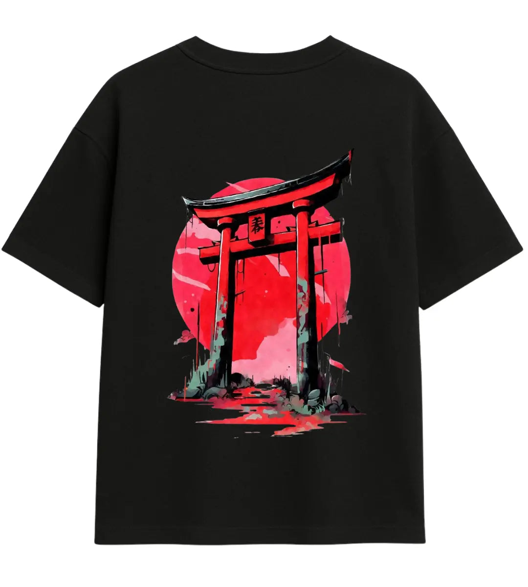 Torii Sunset Oversize T-Shirt Lorinfo