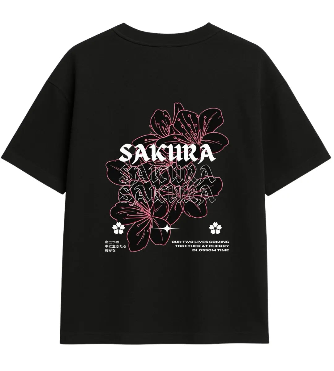 Sakura Blossom Oversize T-Shirt Lorinfo