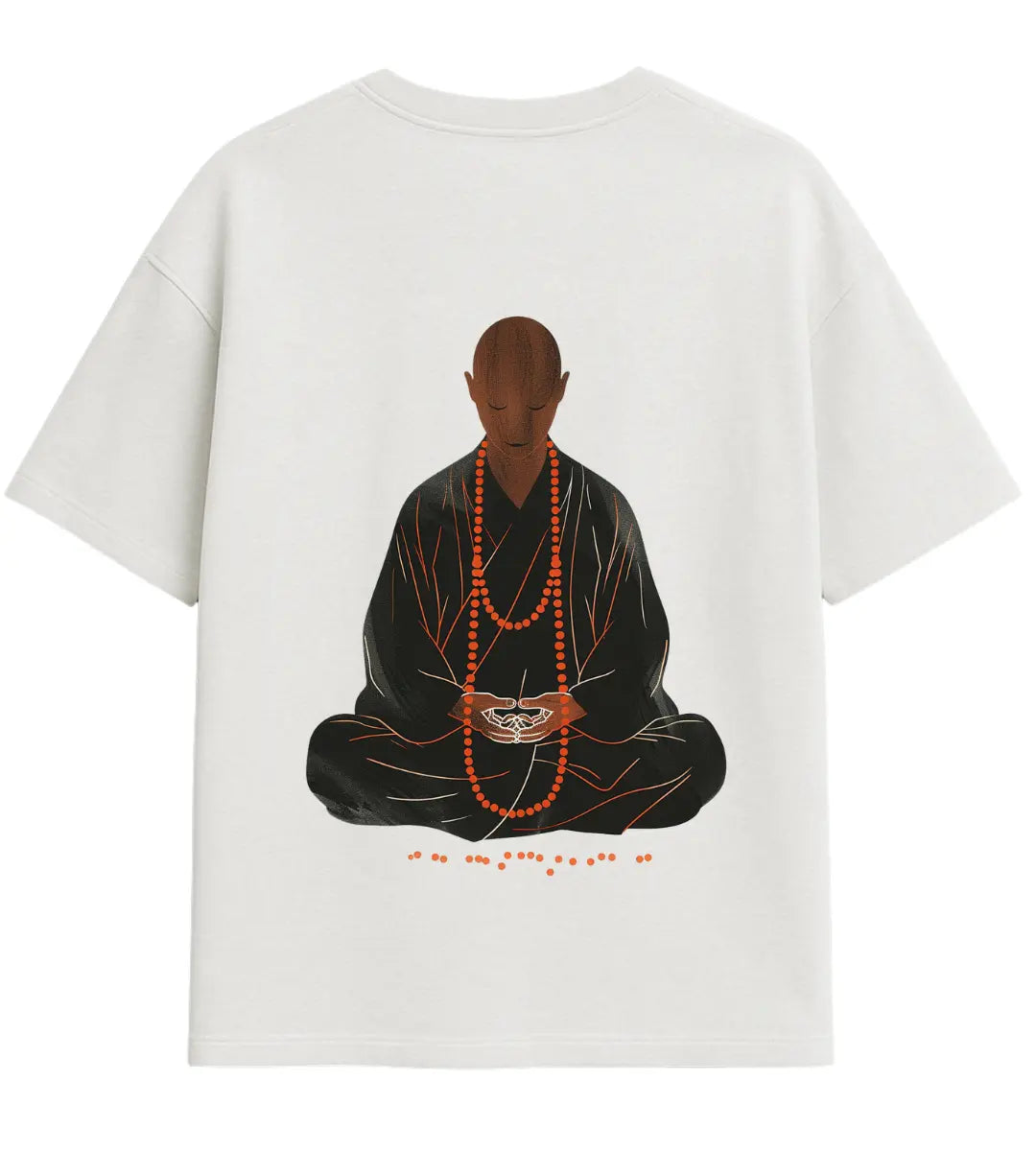 Silent Monk Spirit Oversize T-Shirt Lorinfo