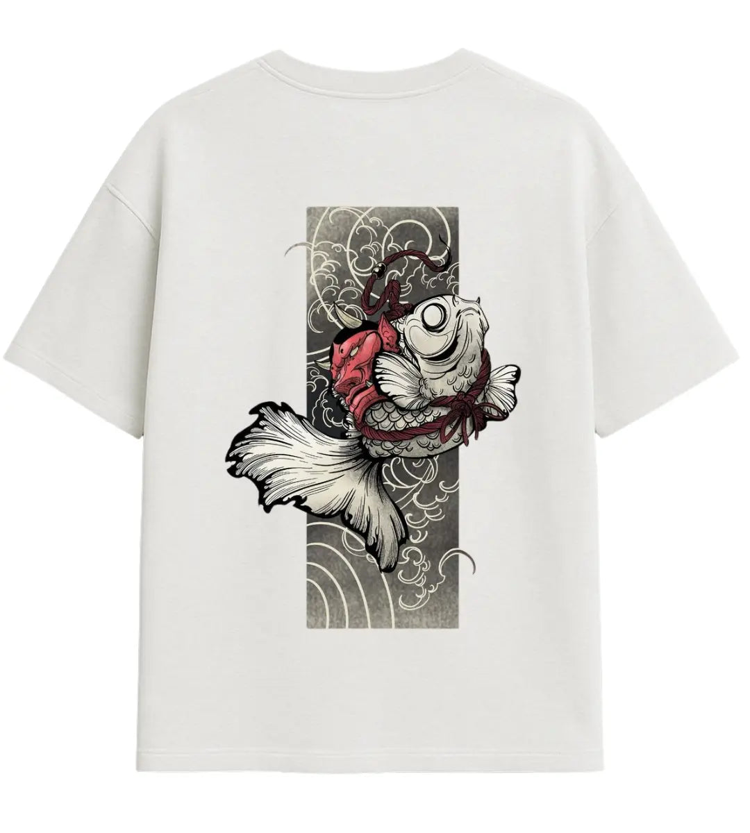 Koi Spirit Oversize T-Shirt Lorinfo