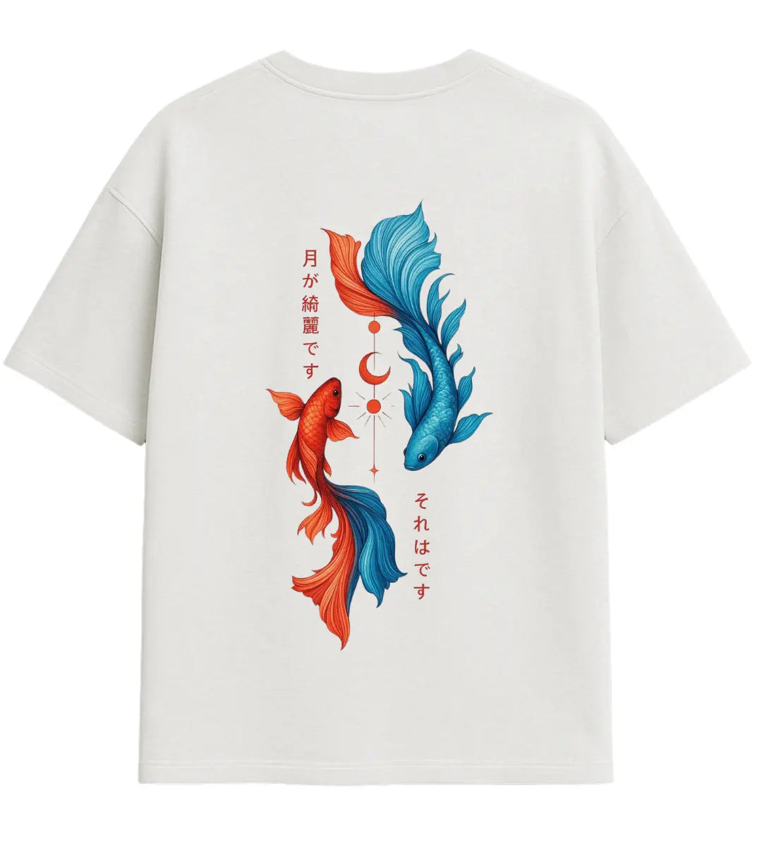 Lunar Harmony Oversize T-Shirt Lorinfo