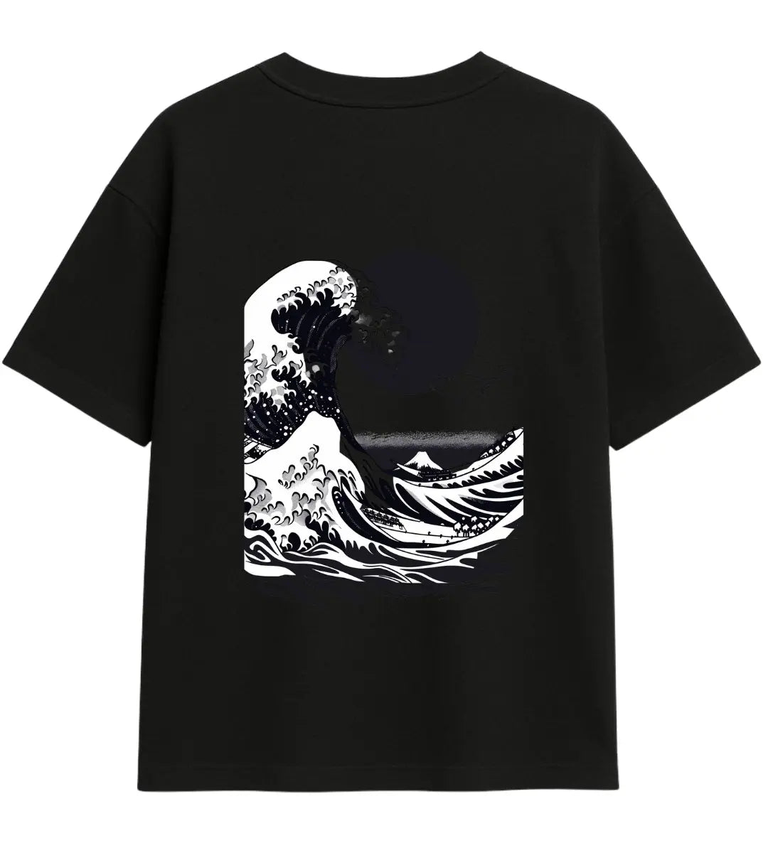 Great Pixel Wave Oversize T-Shirt Lorinfo