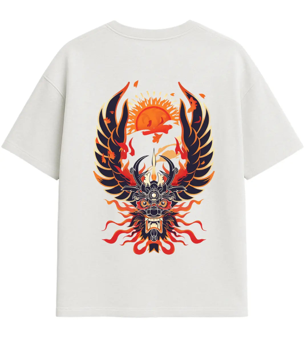 Rising Sun Oni Oversize T-Shirt Lorinfo