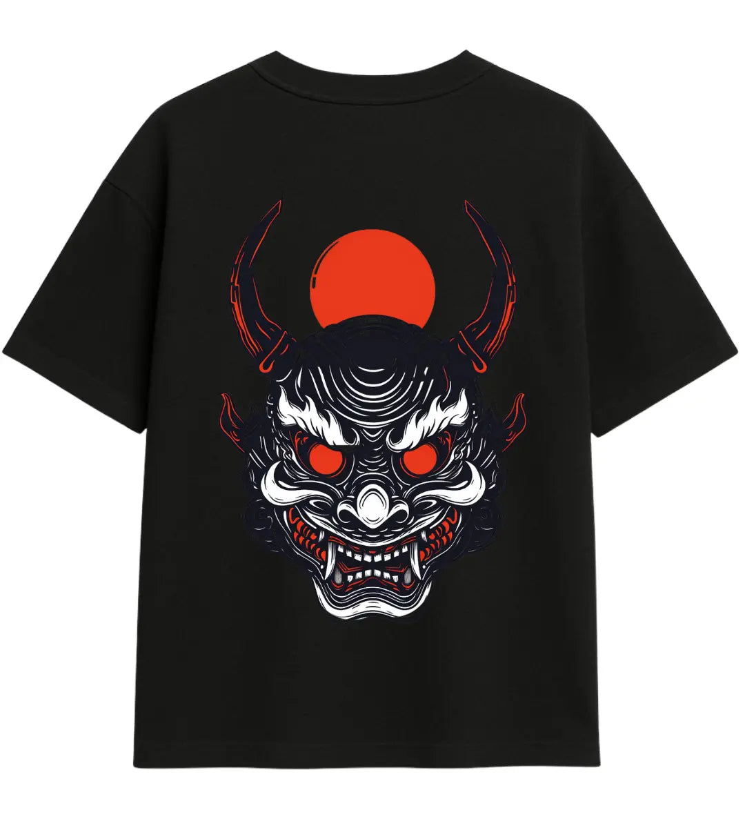 Rising Sun Oni Oversize T-Shirt Lorinfo