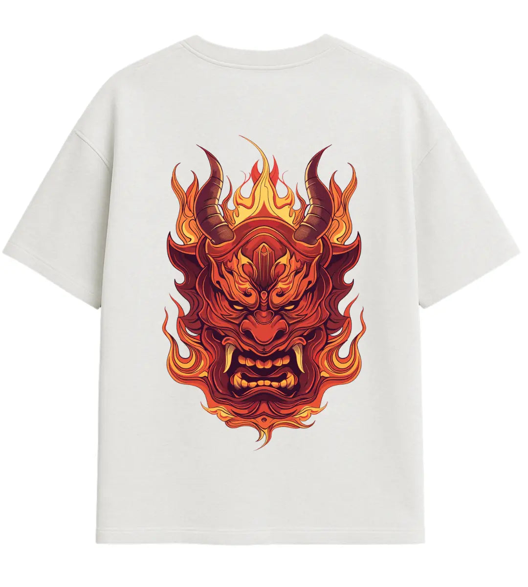 Demonic Blaze Oversize T-Shirt Lorinfo