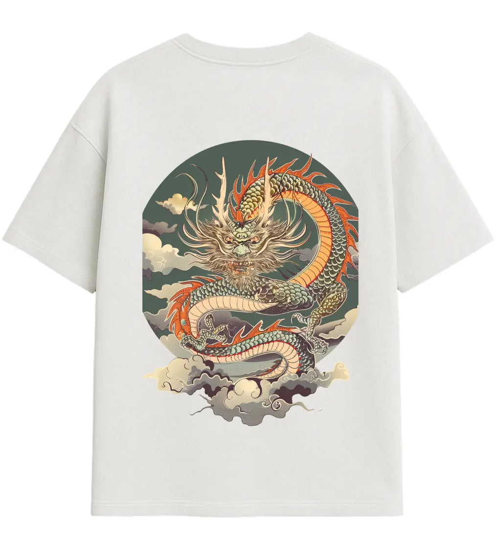 Sky Serpent Oversize T-Shirt Lorinfo