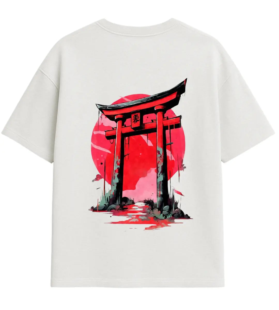 Torii Sunset Oversize T-Shirt Lorinfo