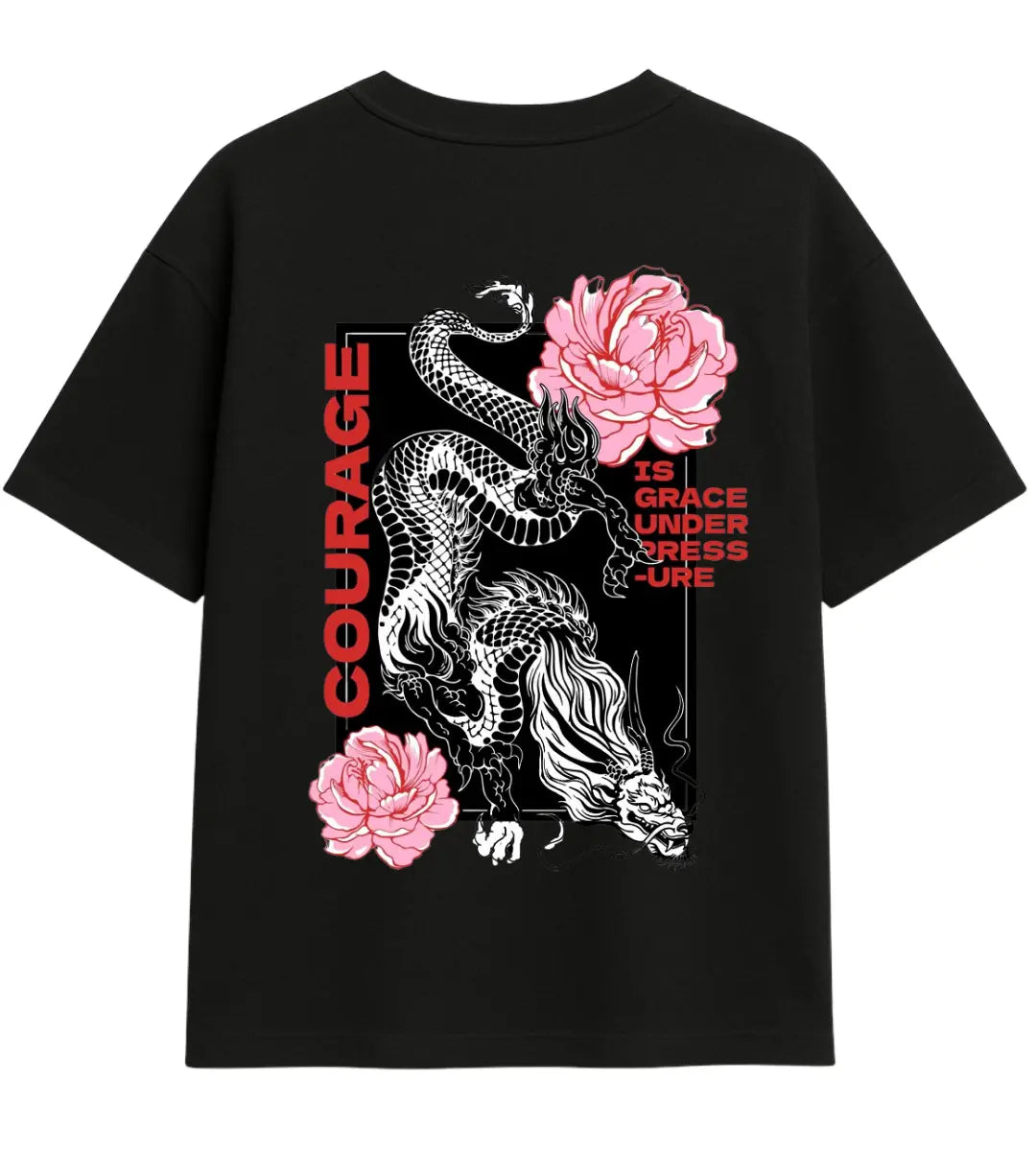 Cesaret Çiçekleri Oversize T-Shirt Lorinfo