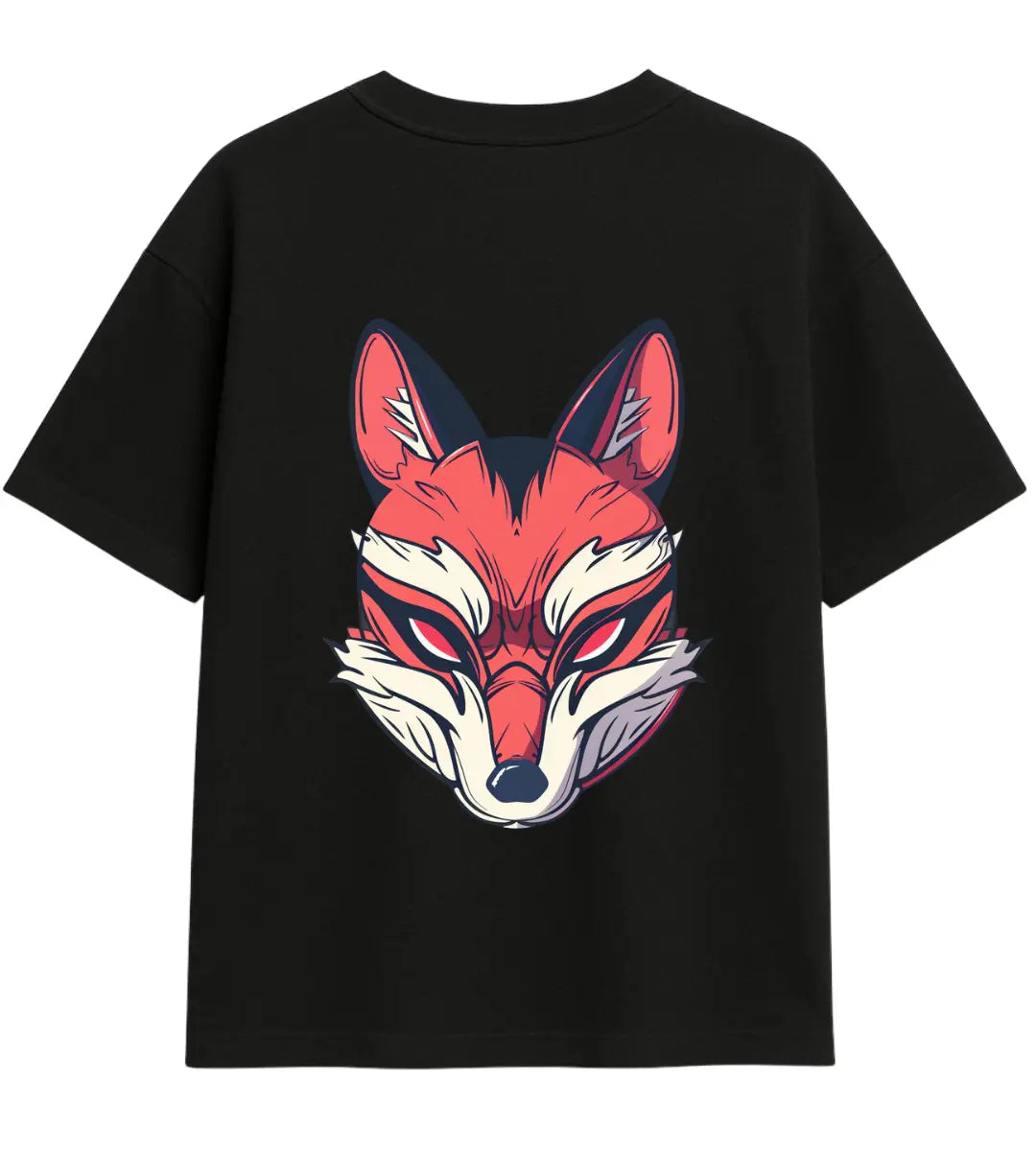 Kan Kırmızı Tilki Oversize T-Shirt Lorinfo