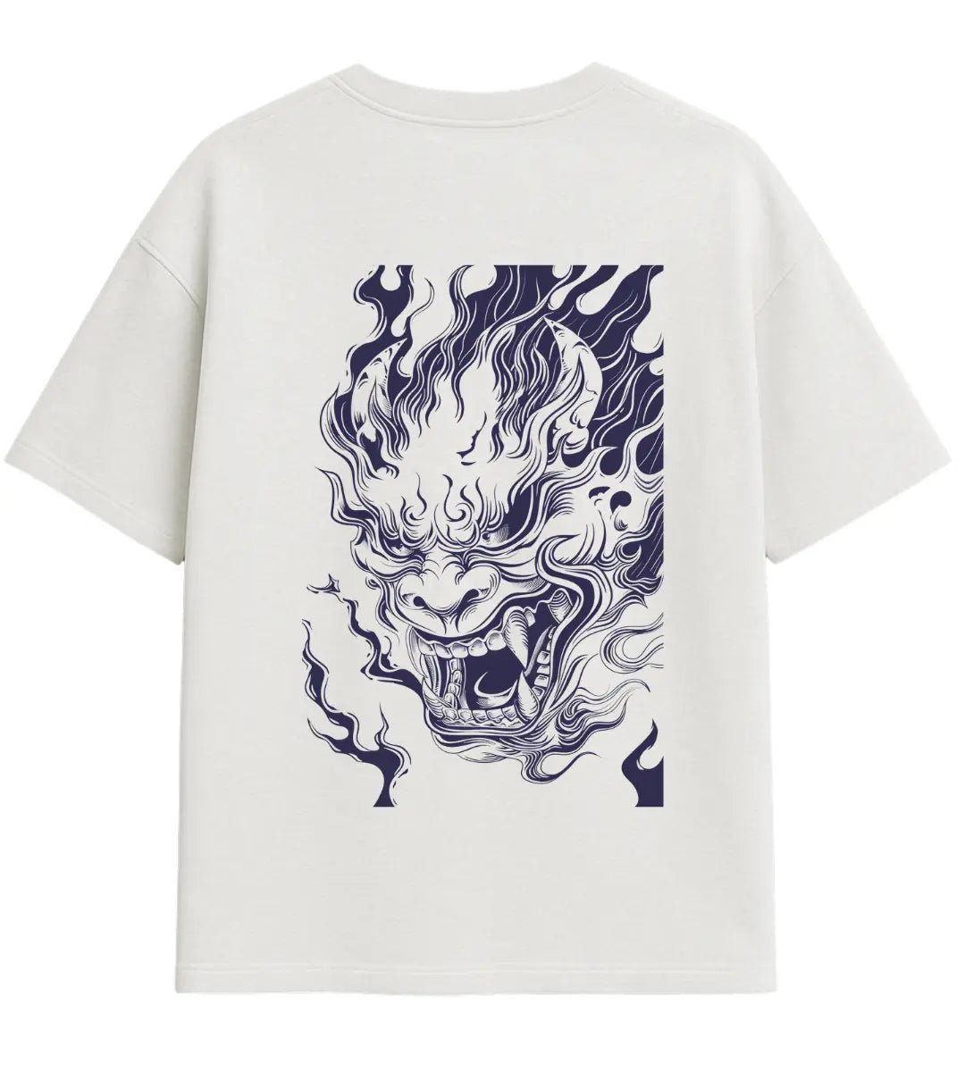 Phantom Flame Oversize T-Shirt Lorinfo