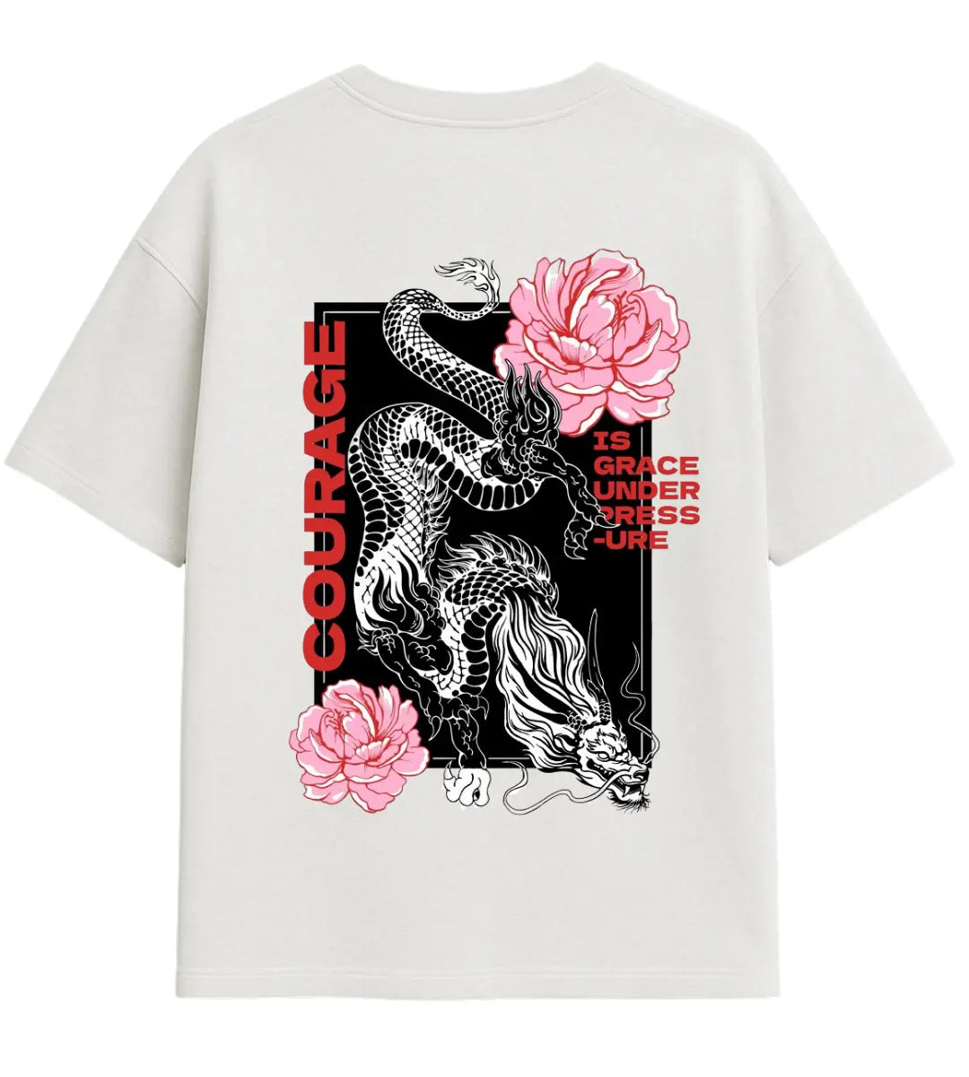 Cesaret Çiçekleri Oversize T-Shirt Lorinfo