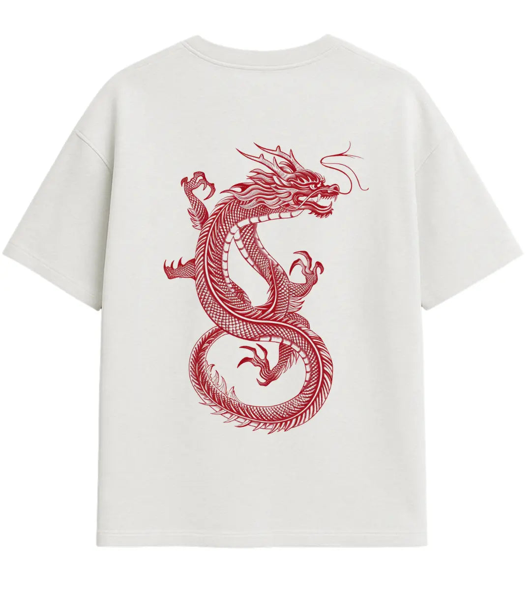 Mythic Serpent Dragon Oversize T-Shirt Lorinfo