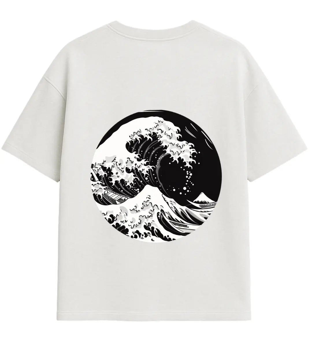 Sonsuz Dalga Oversize T-Shirt Lorinfo