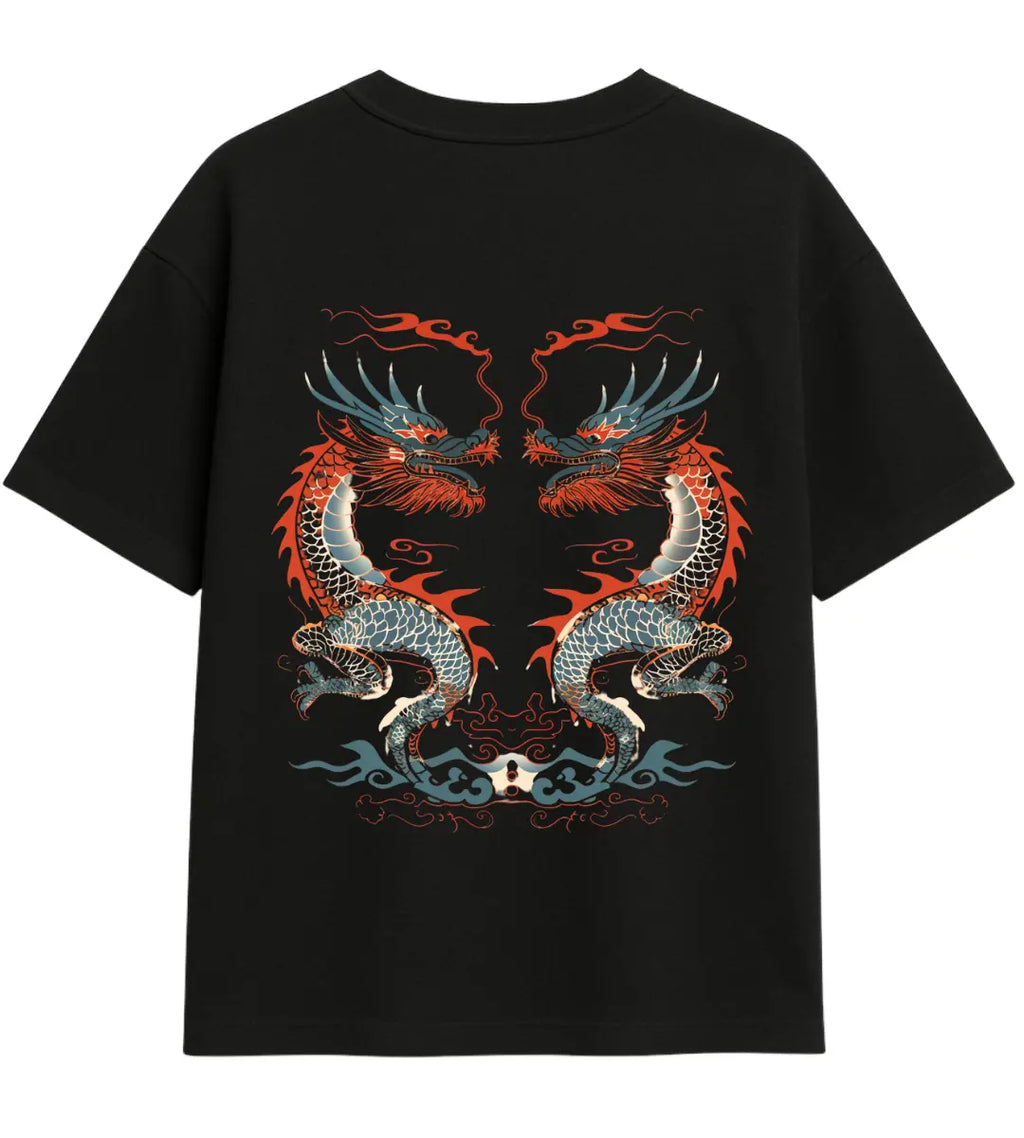 Twin Flame Oversize T-Shirt Lorinfo