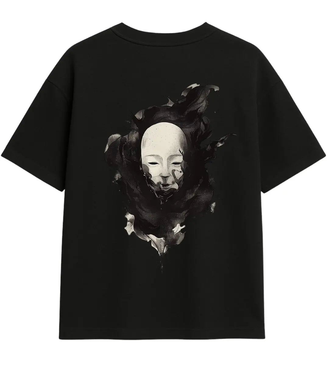 Silent Mask Oversize T-Shirt Lorinfo