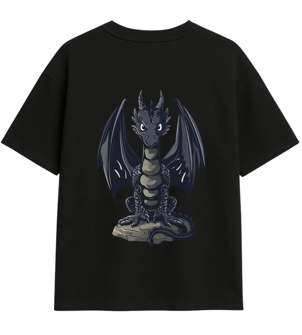 Cute Baby Dragon Oversize T-Shirt Lorinfo
