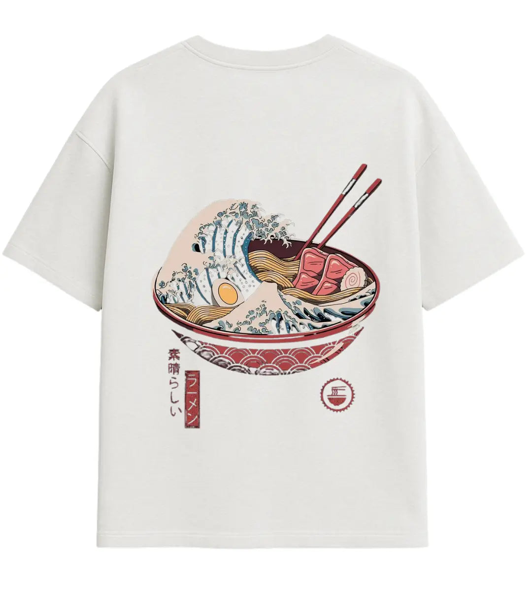 Ramen Tsunami Oversize T-Shirt Lorinfo