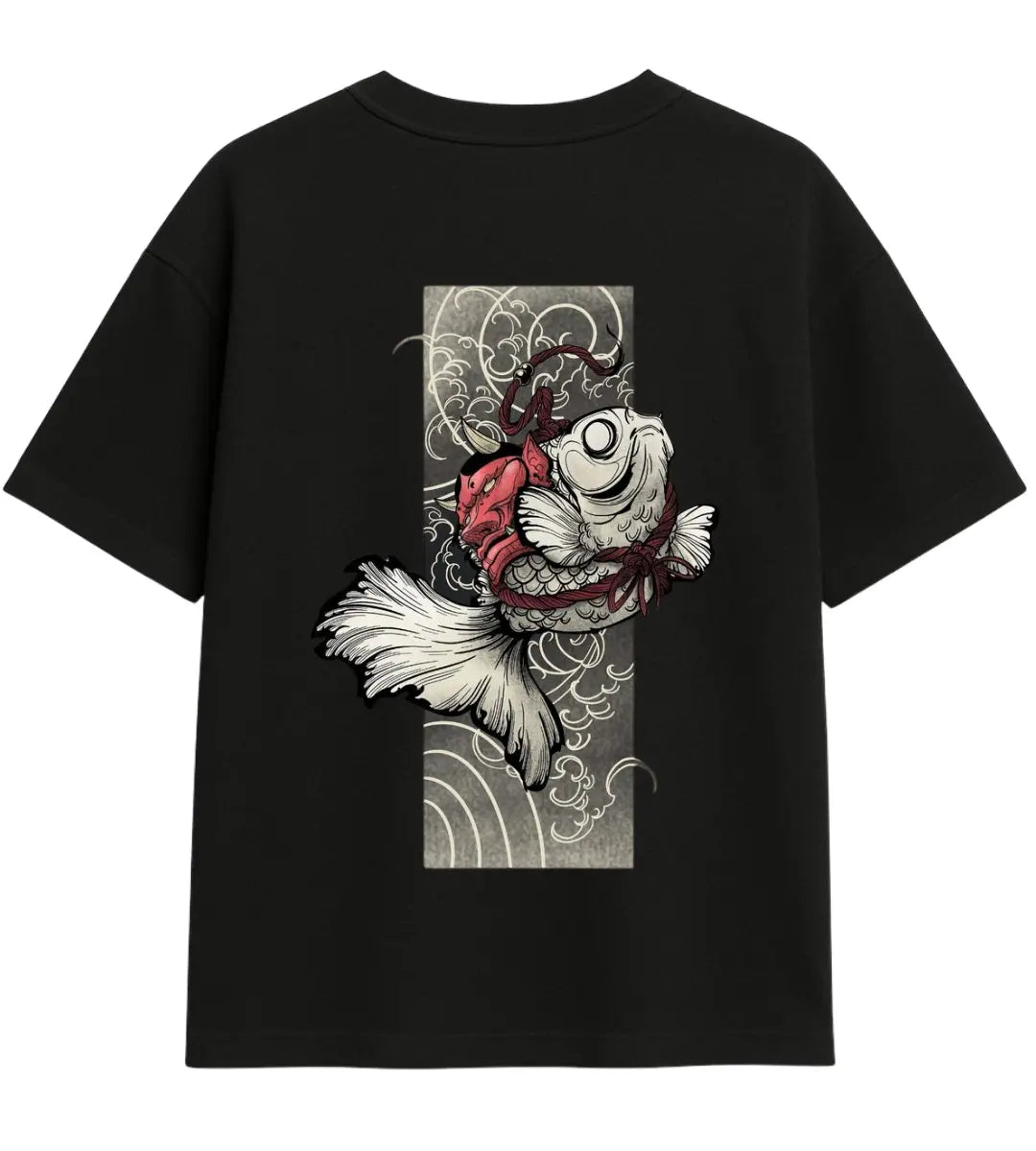 Koi Spirit Oversize T-Shirt Lorinfo