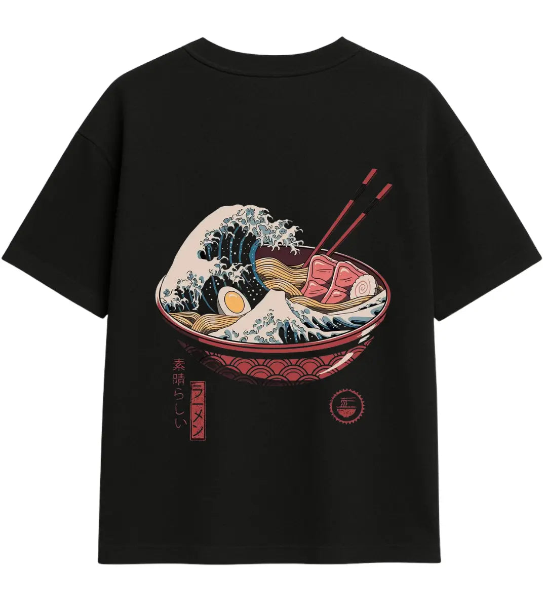 Ramen Tsunami Oversize T-Shirt Lorinfo