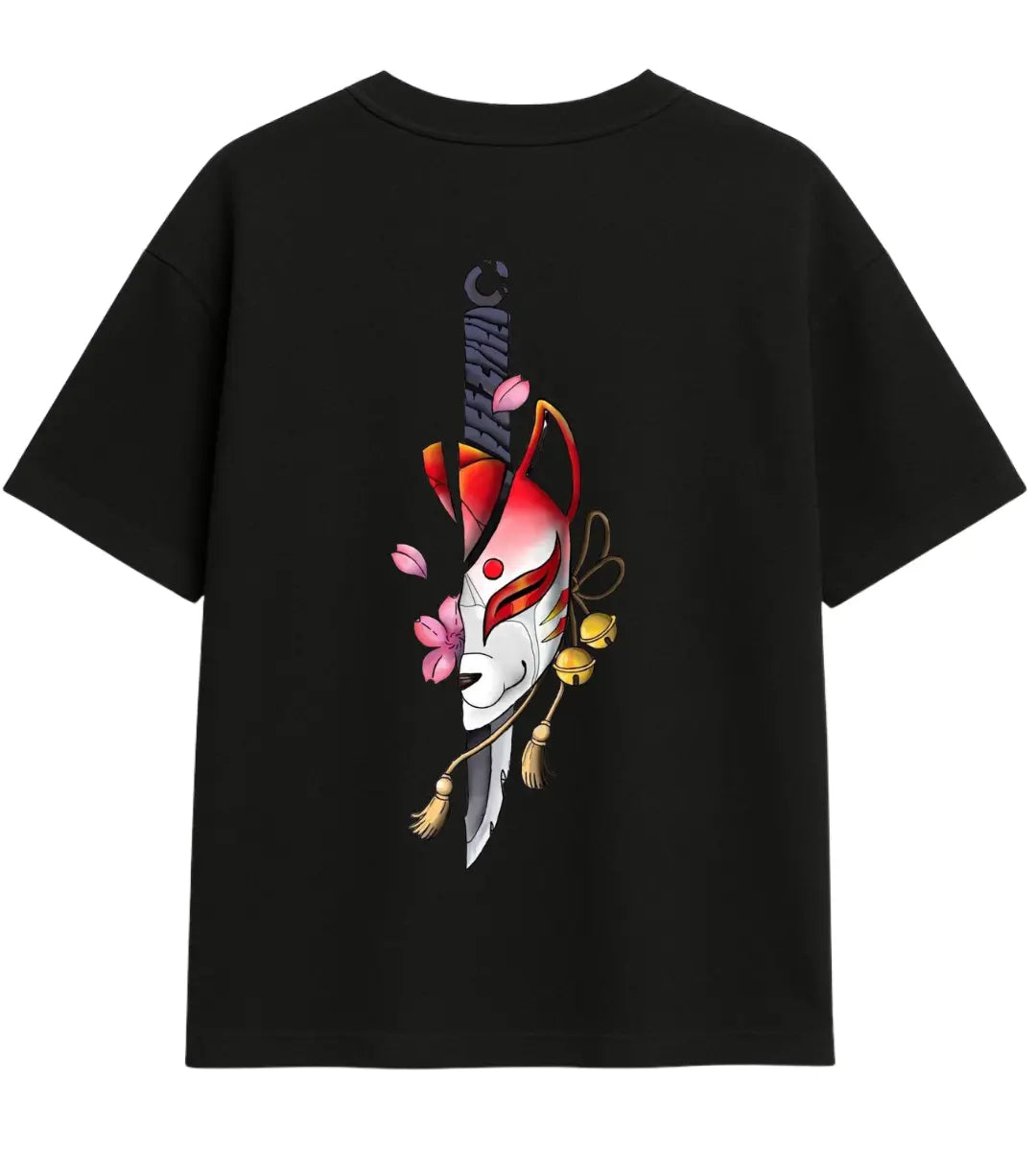 Sakura Maskesi Oversize T-Shirt Lorinfo