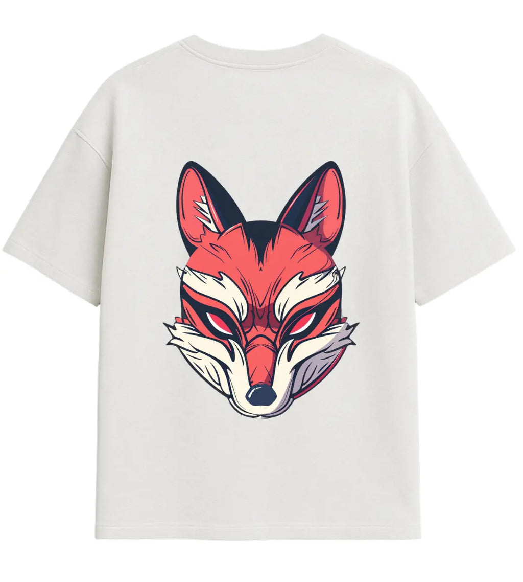 Kan Kırmızı Tilki Oversize T-Shirt Lorinfo