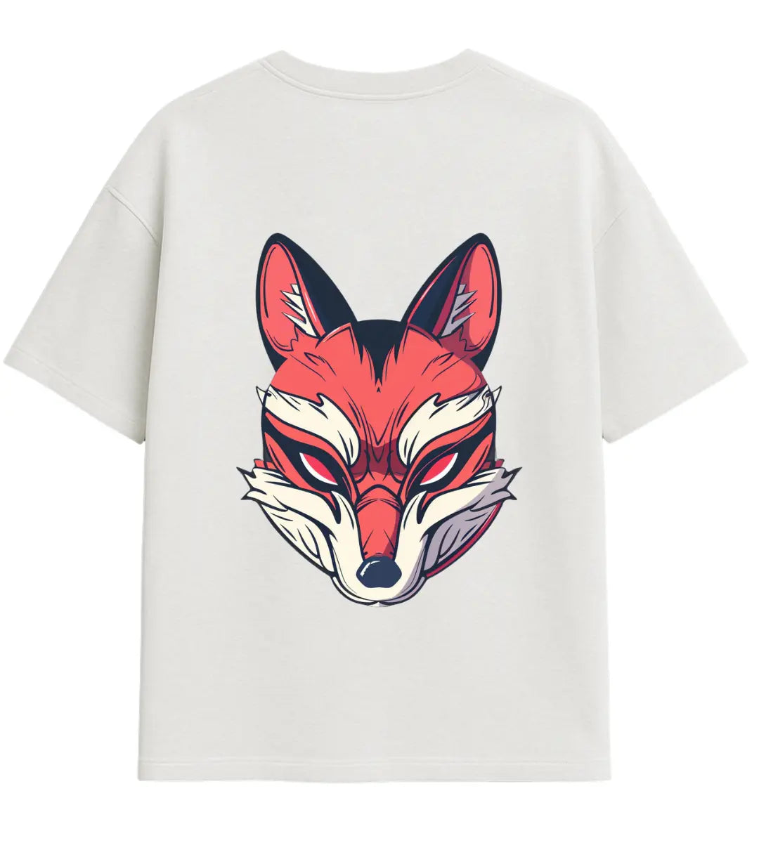 Kan Kırmızı Tilki Oversize T-Shirt Lorinfo
