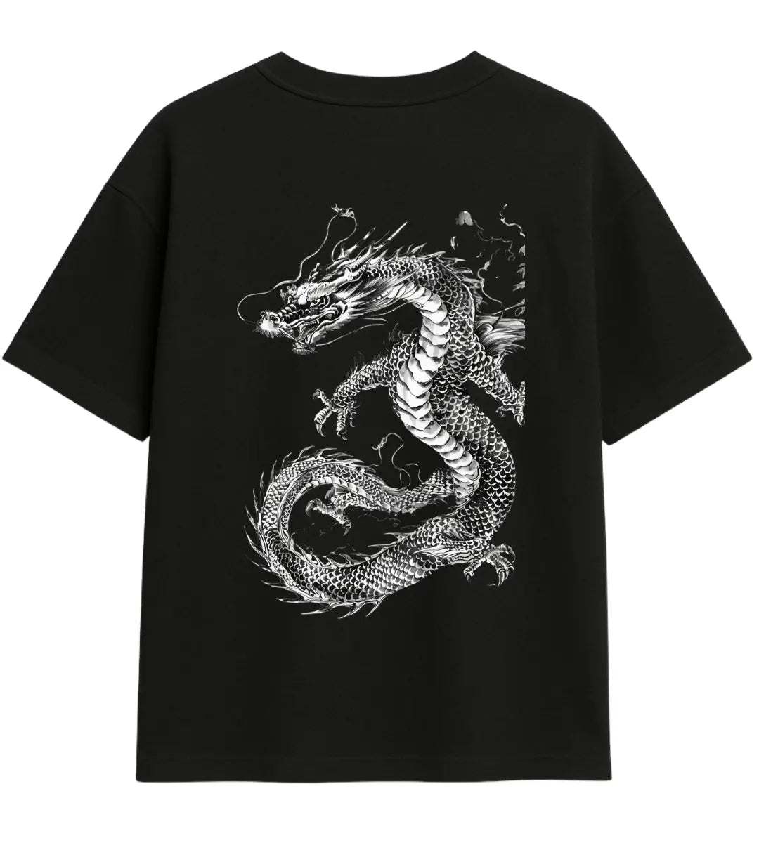 Storm Dragon Oversize T-Shirt Lorinfo