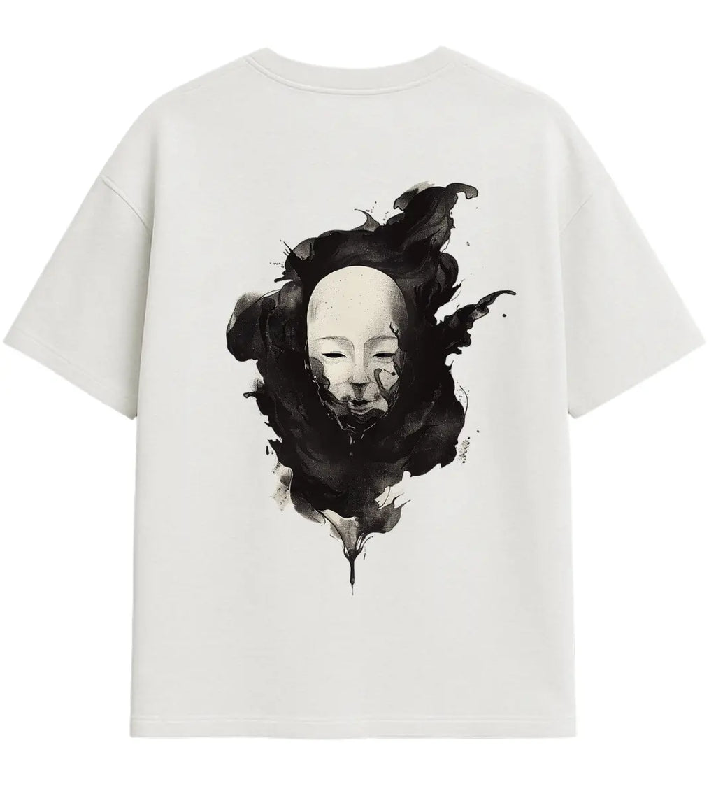 Silent Mask Oversize T-Shirt Lorinfo