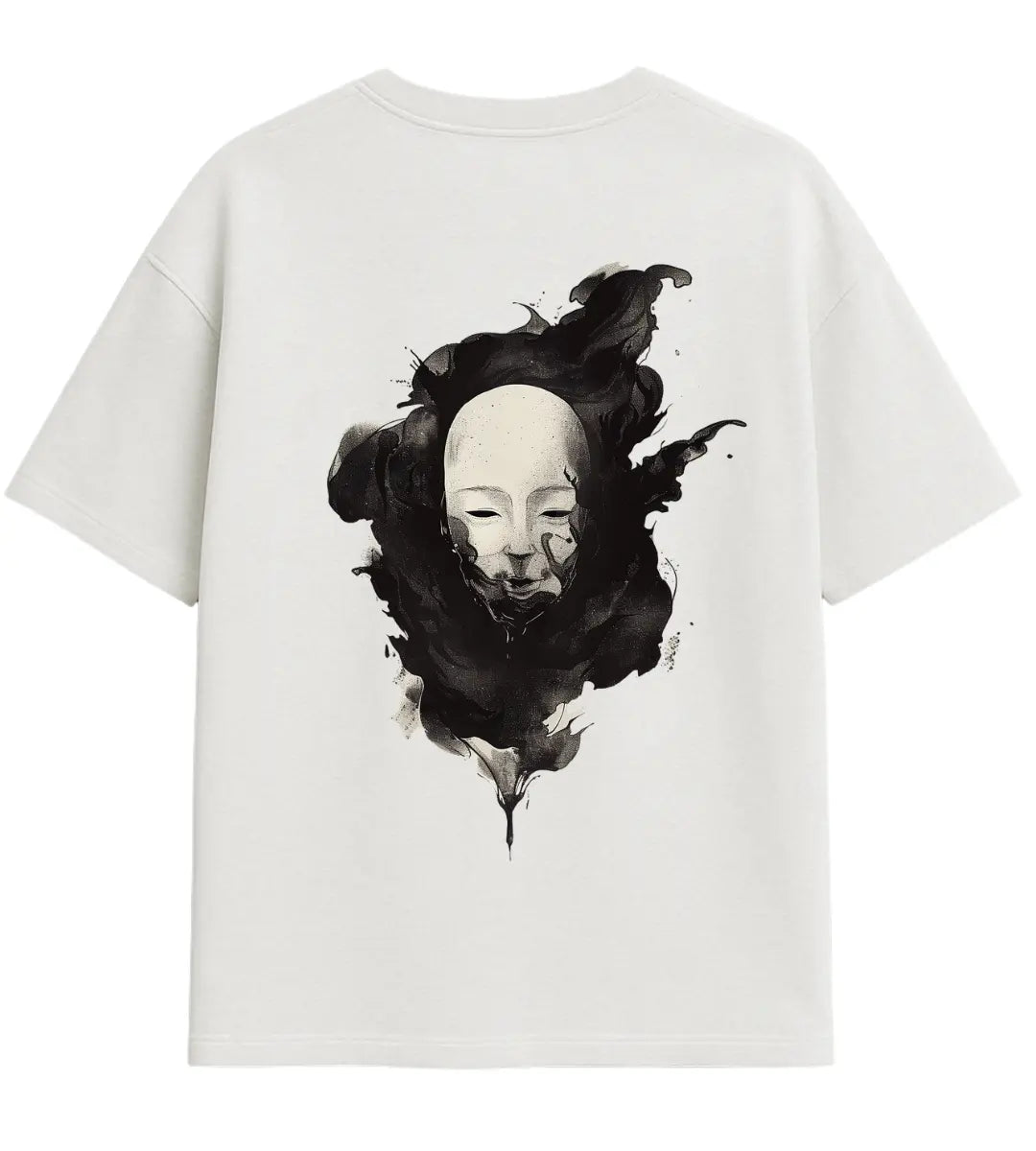 Silent Mask Oversize T-Shirt Lorinfo