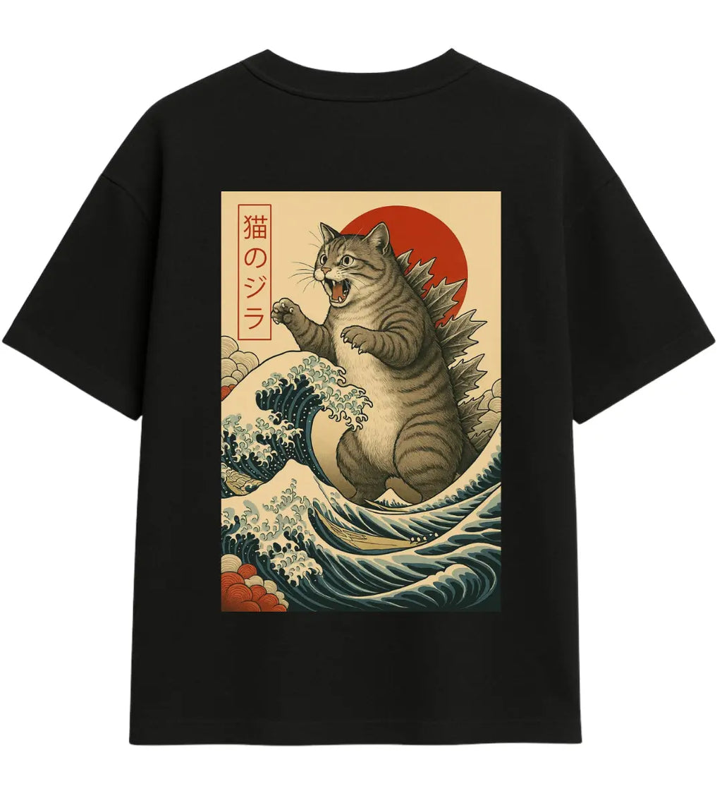 Nekozilla Oversize T-Shirt Lorinfo