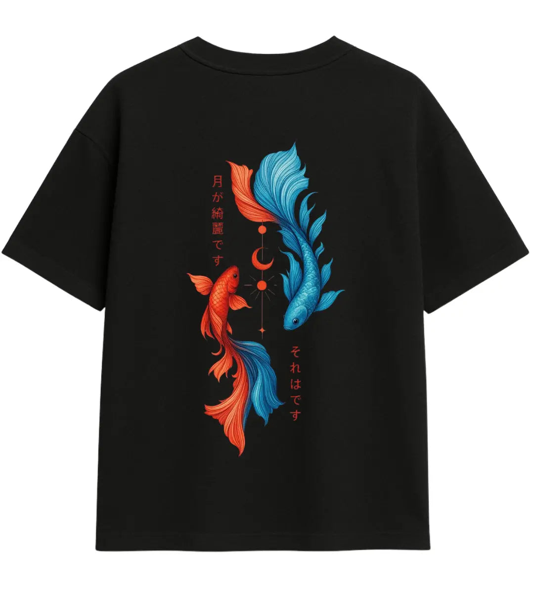 Lunar Harmony Oversize T-Shirt Lorinfo