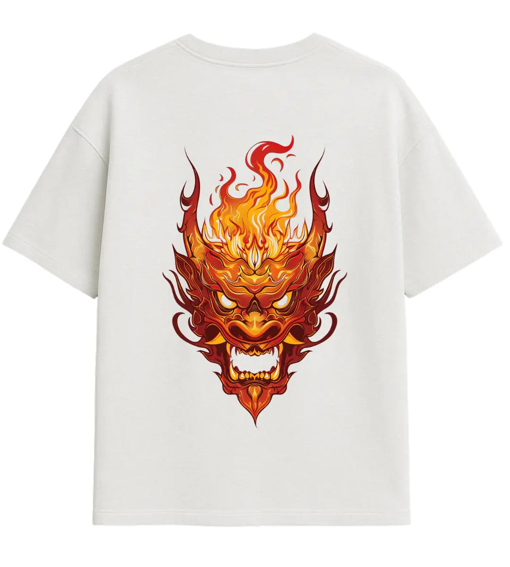 Flame Beast Oversize T-Shirt Lorinfo